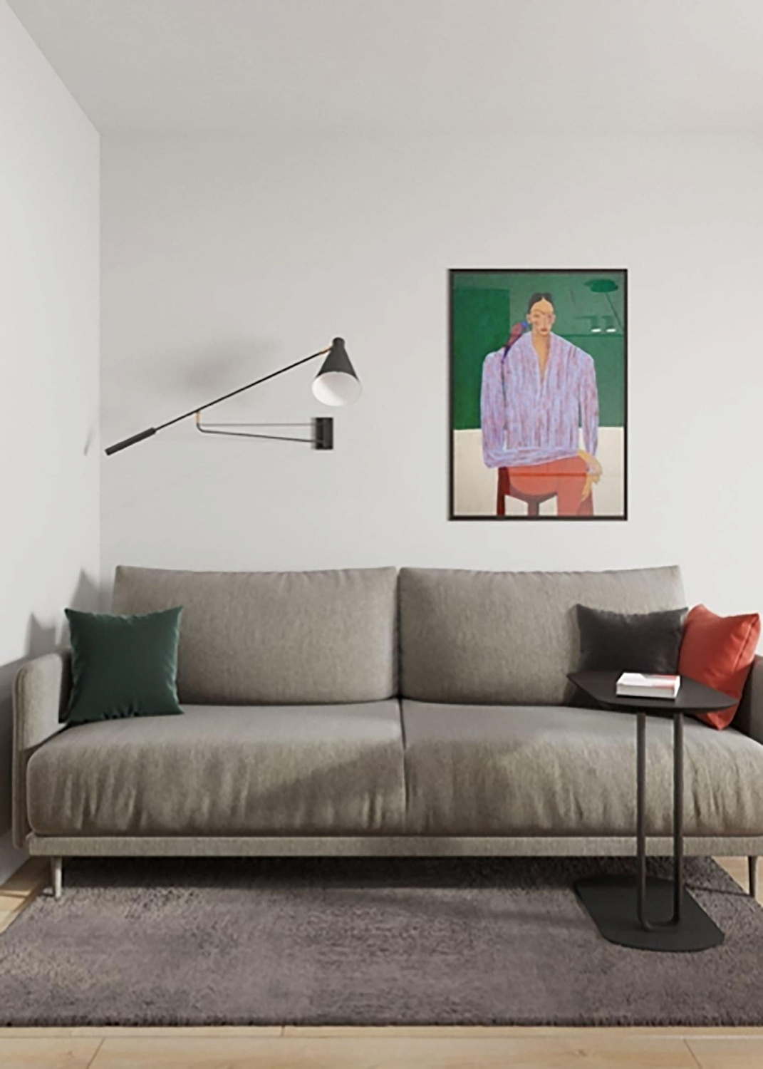 Типовой дизайн-проект однокомнатной квартиры ЖК на Троицкой (40 м2)